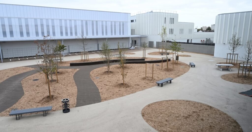 Aménagement paysager du nouveau groupe scolaire de Sartrouville
