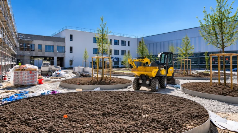 Aménagement paysager du nouveau groupe scolaire de Sartrouville