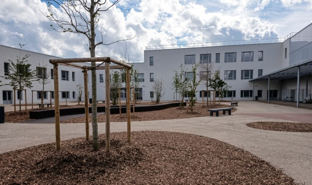Aménagement paysager du nouveau groupe scolaire de Sartrouville