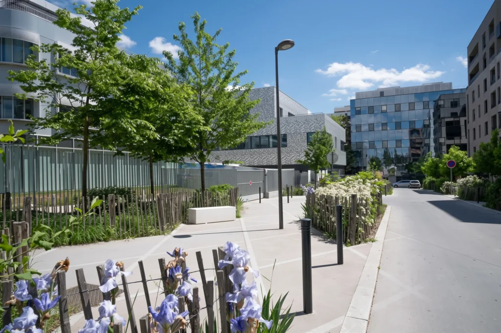 Aménagement paysager du quartier des Marjoberts à Cergy